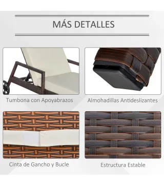 Tumbona de Ratán