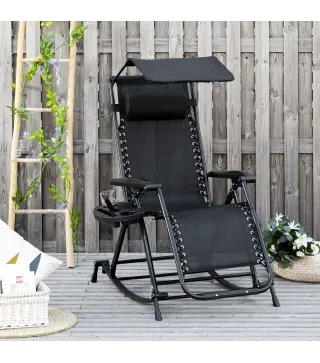 Silla Mecedora de Jardín