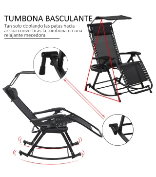 Silla Mecedora de Jardín