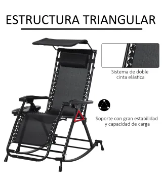 Silla Mecedora de Jardín