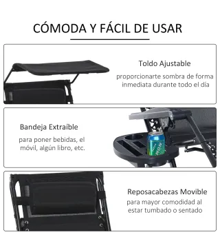 Silla Mecedora de Jardín