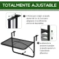 Mesa Colgante de Balcón