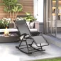 Silla Mecedora de Jardín