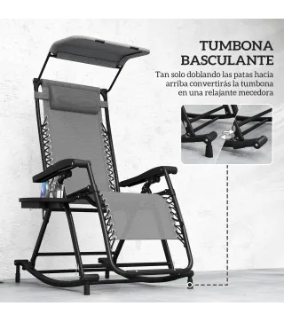Silla Mecedora de Jardín