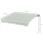 Toldo Manual Retráctil