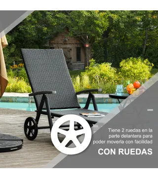 Tumbona de Ratán
