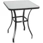 Mesa Auxiliar de Cristal