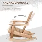 Sillón Mecedora de Madera