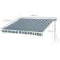 Toldo Eléctrico Retráctil con Función Manual
