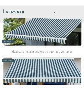 Toldo Eléctrico Retráctil con Función Manual
