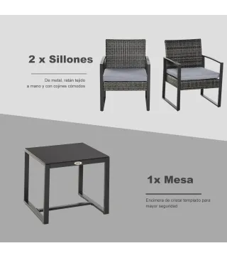 Conjunto de Muebles de Jardín