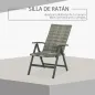 Silla Plegable de Ratán