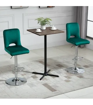 Conjunto de 2 Taburetes de Bar