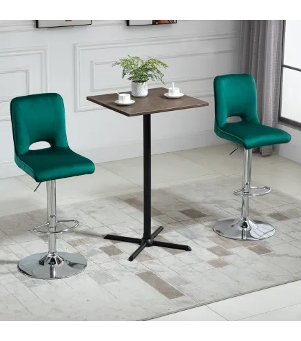 Conjunto de 2 Taburetes de Bar
