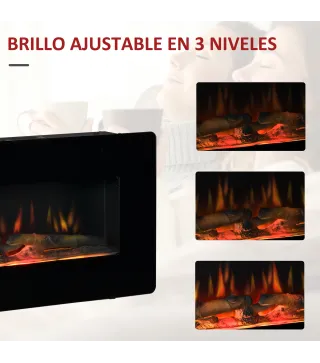 Chimenea Eléctrica de Pared