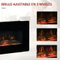Chimenea Eléctrica de Pared