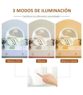 Mesa de Maquillaje con Taburete