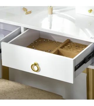 Mesa de Maquillaje con Taburete
