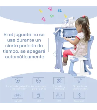 Piano Electrónico Infantil