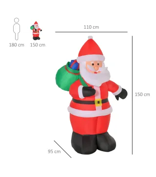 Papá Noel Inflable
