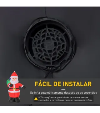Papá Noel Inflable