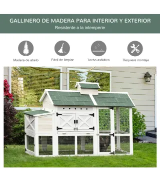 Gallinero de Madera