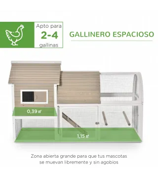 Gallinero de Madera