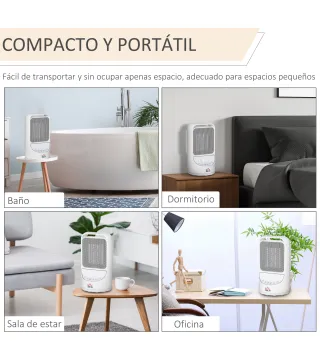 Calefactor Cerámico Portátil