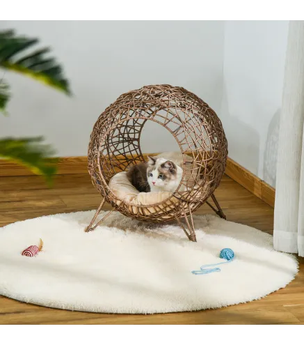 Cama para Gatos de Ratán