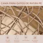 Cama para Gatos de Ratán