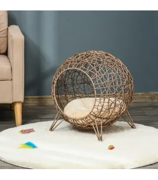 Cama para Gatos de Ratán