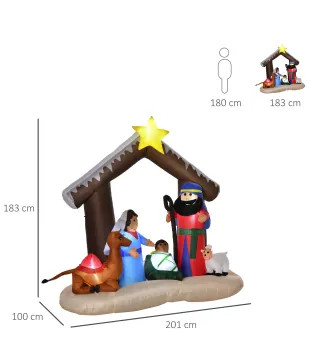 Decoración Inflable de Navidad