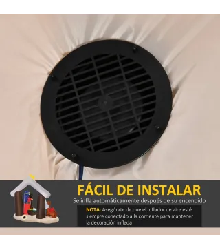 Decoración Inflable de Navidad