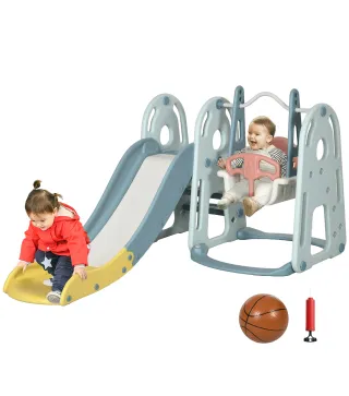 Tobogán Infantil con Columpio