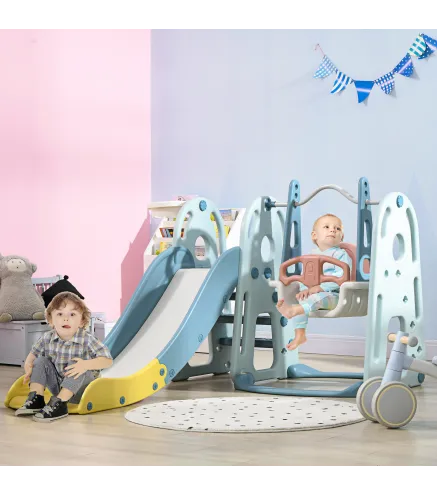 Tobogán Infantil con Columpio