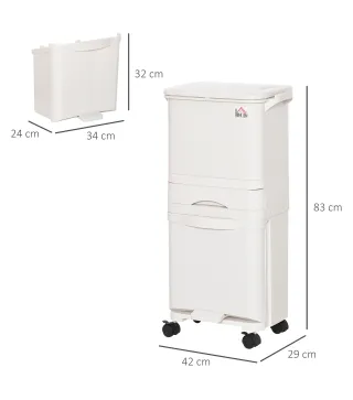 Cubo de Basura y Reciclaje