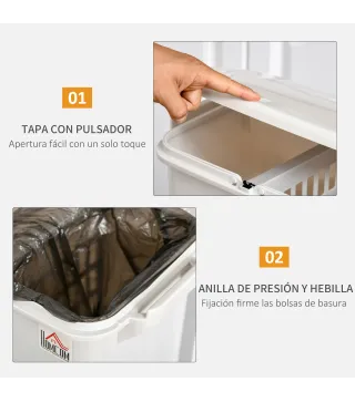 Cubo de Basura y Reciclaje