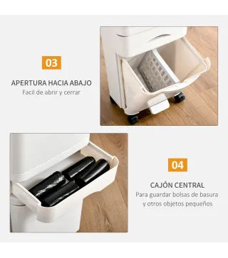 Cubo de Basura y Reciclaje