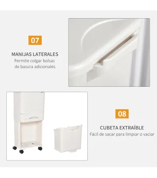 Cubo de Basura y Reciclaje