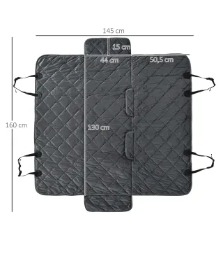 Funda de Asiento de Coche para Perros