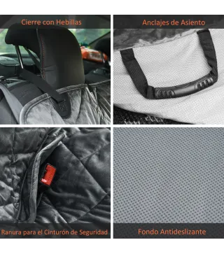 Funda de Asiento de Coche para Perros