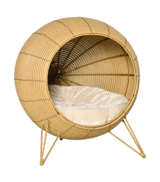 Cama de Ratán para Gatos