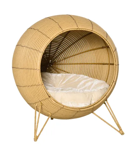 Cama de Ratán para Gatos