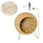 Cama de Ratán para Gatos