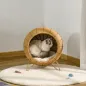 Cama de Ratán para Gatos