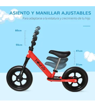 Bicicleta sin Pedales para Niños