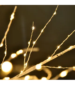 Árbol de Abedul con Luces LED