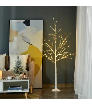Árbol de Abedul con Luces LED
