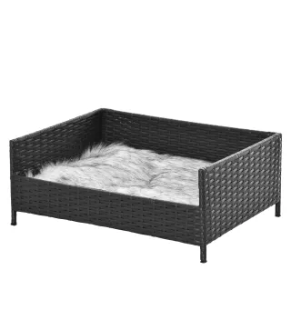 Sofá Cama para Perros de Mimbre