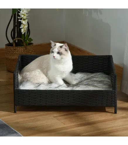 Sofá Cama para Perros de Mimbre